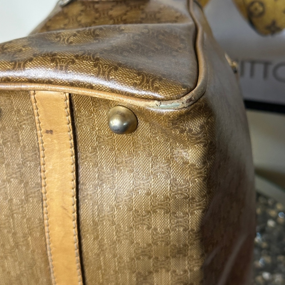 Vintage Celine Macadam Boston Bag. - Picture 4 of 12